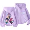 Kpop Demon Hunters Zip Up Sweatshirts Hoodie Coat Children Clothes Kid Girl Boy Sweatshirt Y2k Hoody Baby Casual Top