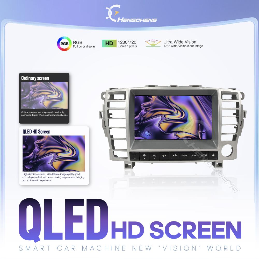 For Toyota Crown Majesta 4300cc 2003-2007 Smart Multimedia Video Player CarPlay GPS Radio 5G Navigation Keep Original Car CD