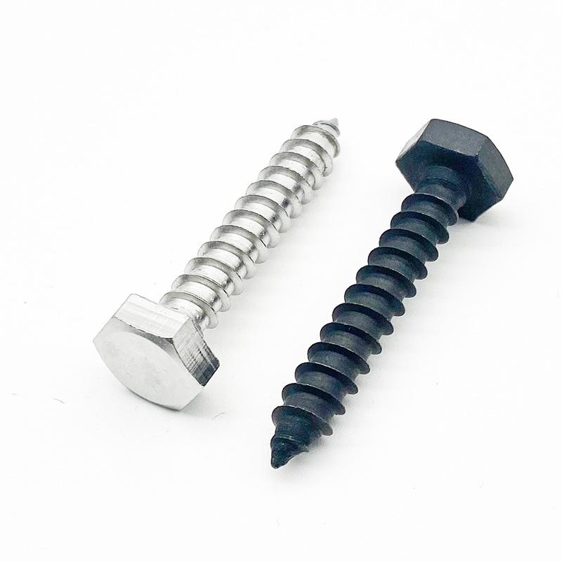 304 Stainless Steel Black Hex Head Self-Tapping Wood Screw
