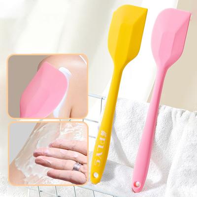 Multifunctionele Lotion Zonnebrandcrème Zalf Applicator Lange Steel Lichaamsreiniger Doucheborstel Zonnebrandcrème Rug Applicator