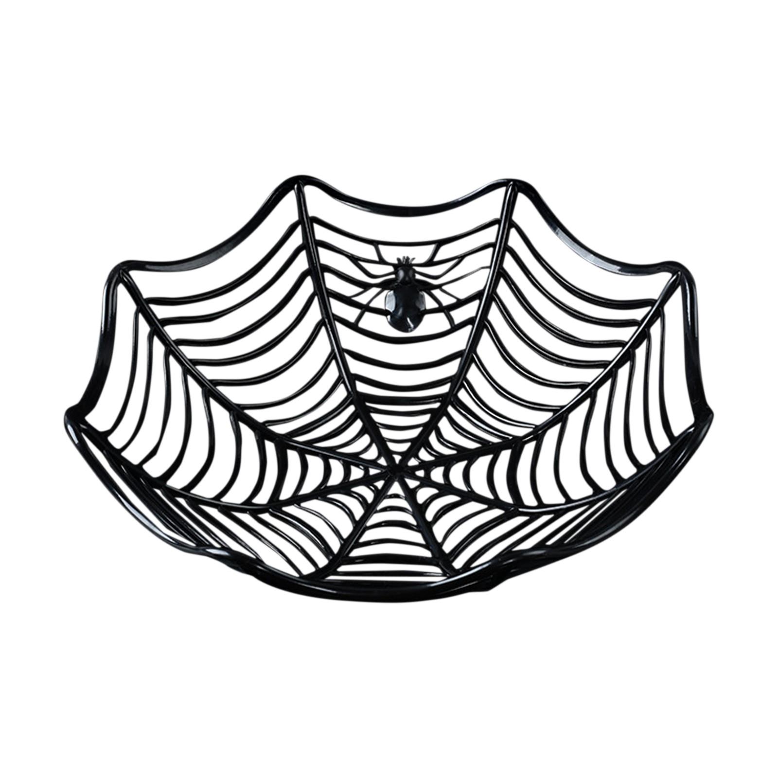 

Украшение на Хэллоуин Паук Фруктовая тарелка Орнамент One Size чёрный