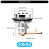2Pieces Combination Lock 3 Digit Code Cams Lock Accessory for Drawers and Cabinet Sturdy Zinc Alloy Materials Use