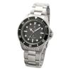Solar Metal Watch SM22110-SSBKBK 10 ATM Water Resistant Black Stainless Steel Band Design