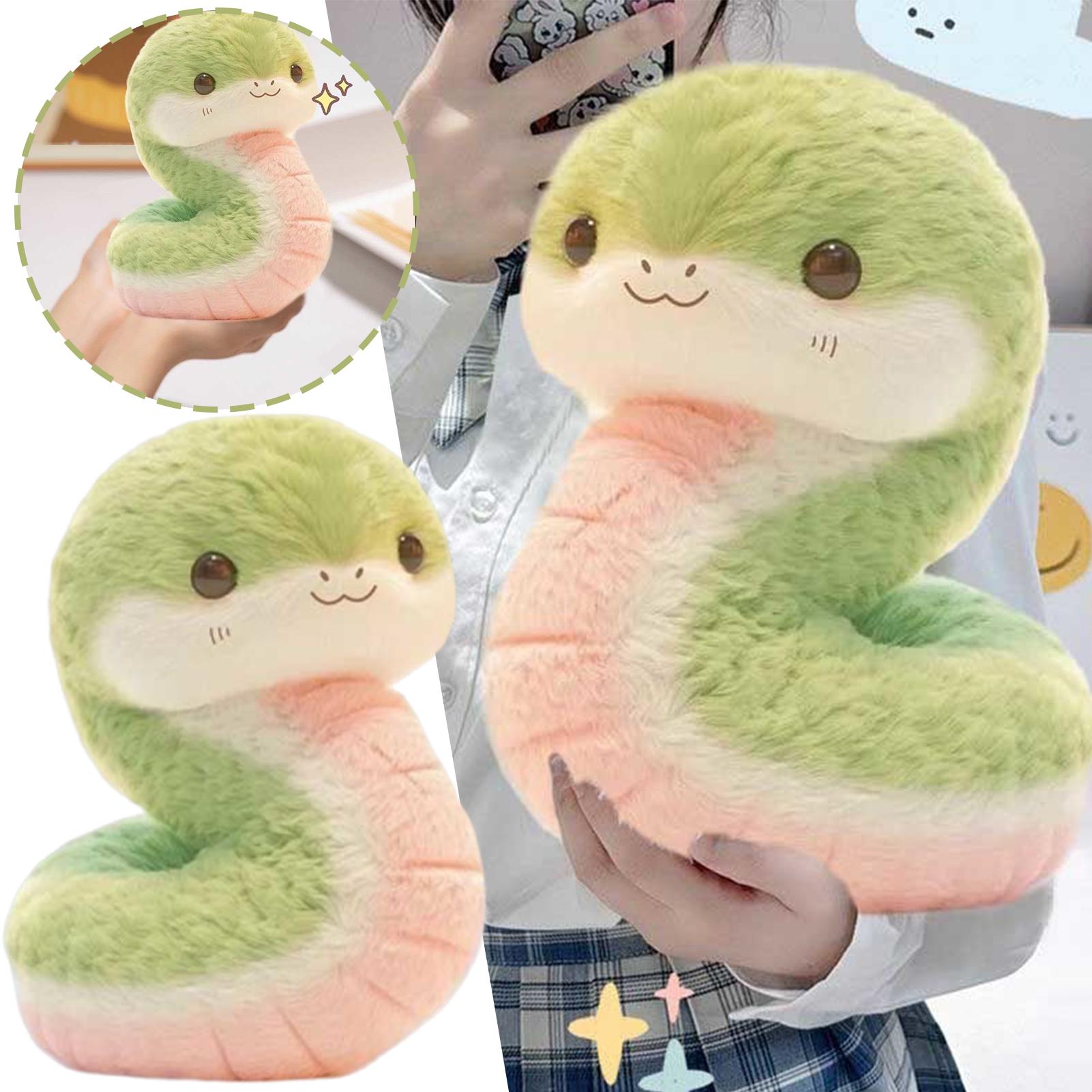 

Cute Little Snake Plush Toy For Children Cute Furry Green Snake Plushie Bedroom Living Room Decoration China Mainland