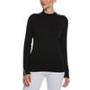 Womens/Ladies Striped Mock Neck Sweater Top