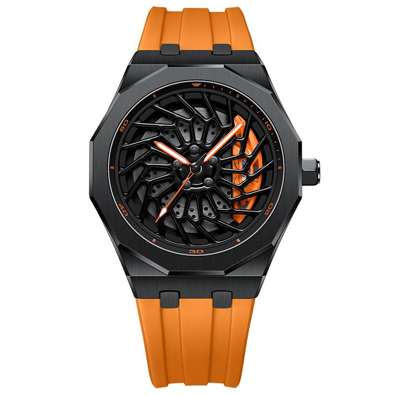 SVJ Wheel Hub Watch Men BWM I8 Modified Theme Ultra Run Luminous Quartz Hydraulic