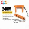 240W Fast Charge Type C To Type C Converter Multifunction Phone Charge 2 In 1 Fast Charging Dapter Foldable Adapter Mini Bracket