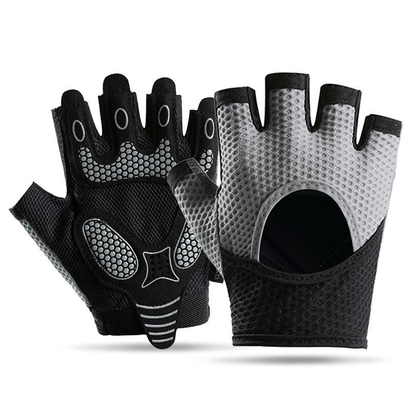 Cycling Fitness Half-finger Gloves Men's and Women's Sports Non-slip Wear-resistant Soft Gloves