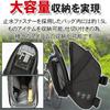 UNIQOCK Bicycle Saddle Bag Waterproof Seat Bag Tail Bag 10L Large Capacity Road Bike Mountain Bike Foldable with Reflective Logo Easy To Install (S)