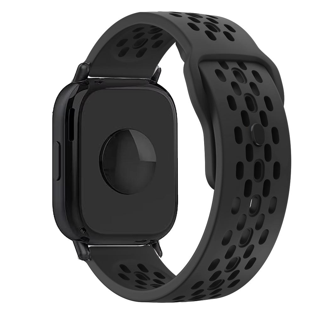 22mm Watch Straps For Redmi watch 5 lite/5 active smartwatch Breathable Silicone bracelet correa Xiaomi Redmi watch5 active band Redmi Watch 5 Active чёрный