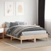 Vidaxl Bed Frame Without Mattress, 160X200 Cm, Solid Pine Wood