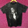 Notorious Big Mineral Wash Biggie Smalls Schwarz gewaschenes T-Shirt Medium