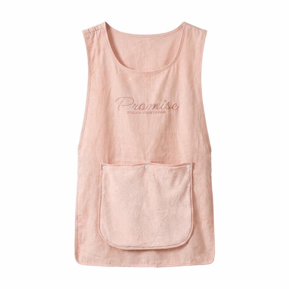 Stylish Breathable Kitchen Apron Oil-proof Sleeveless Cooking Bibs Easy Clean Waterproof Painting Apron Catering Work