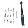 14Pcs Torsion Wrench Set 1 4in Industrial Preset Accurate 72 Teeth Rachet Adjustable for Automotive Bike Repair