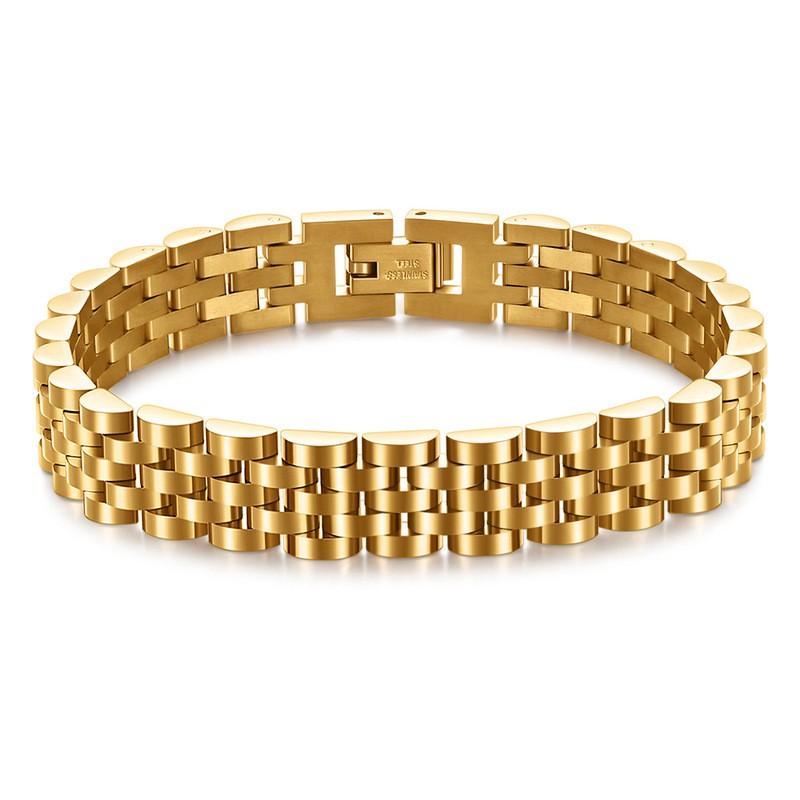 Stainless Steel Adjustable Bracelet 10mm Mens Fashion Geometric Design Wristband Daily Wear Outdoor Activities