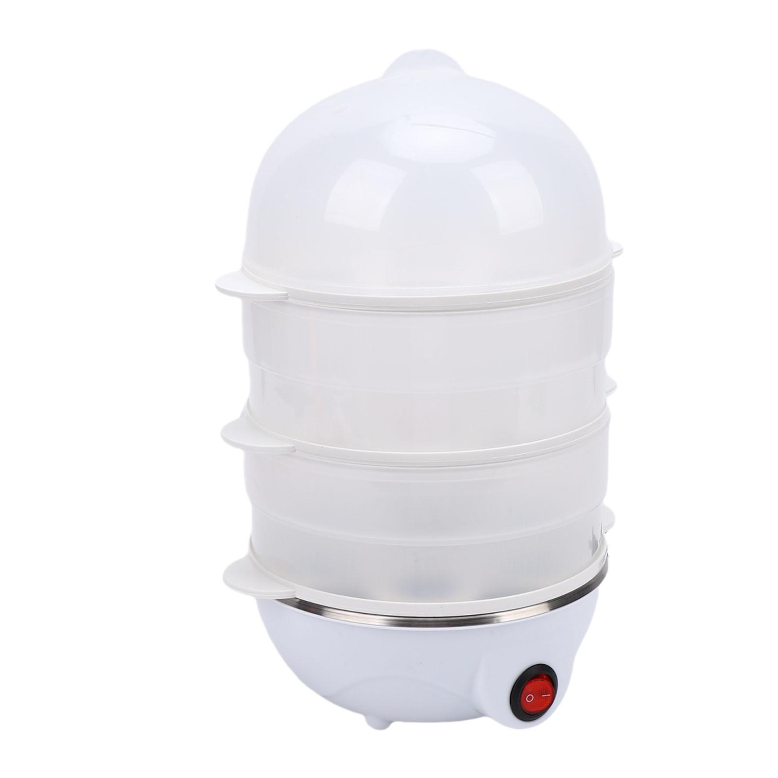 

3 Tier Egg Cooker Multifunctional Compact Electric Egg Cooker for Breakfast Hard Boiled Eggs