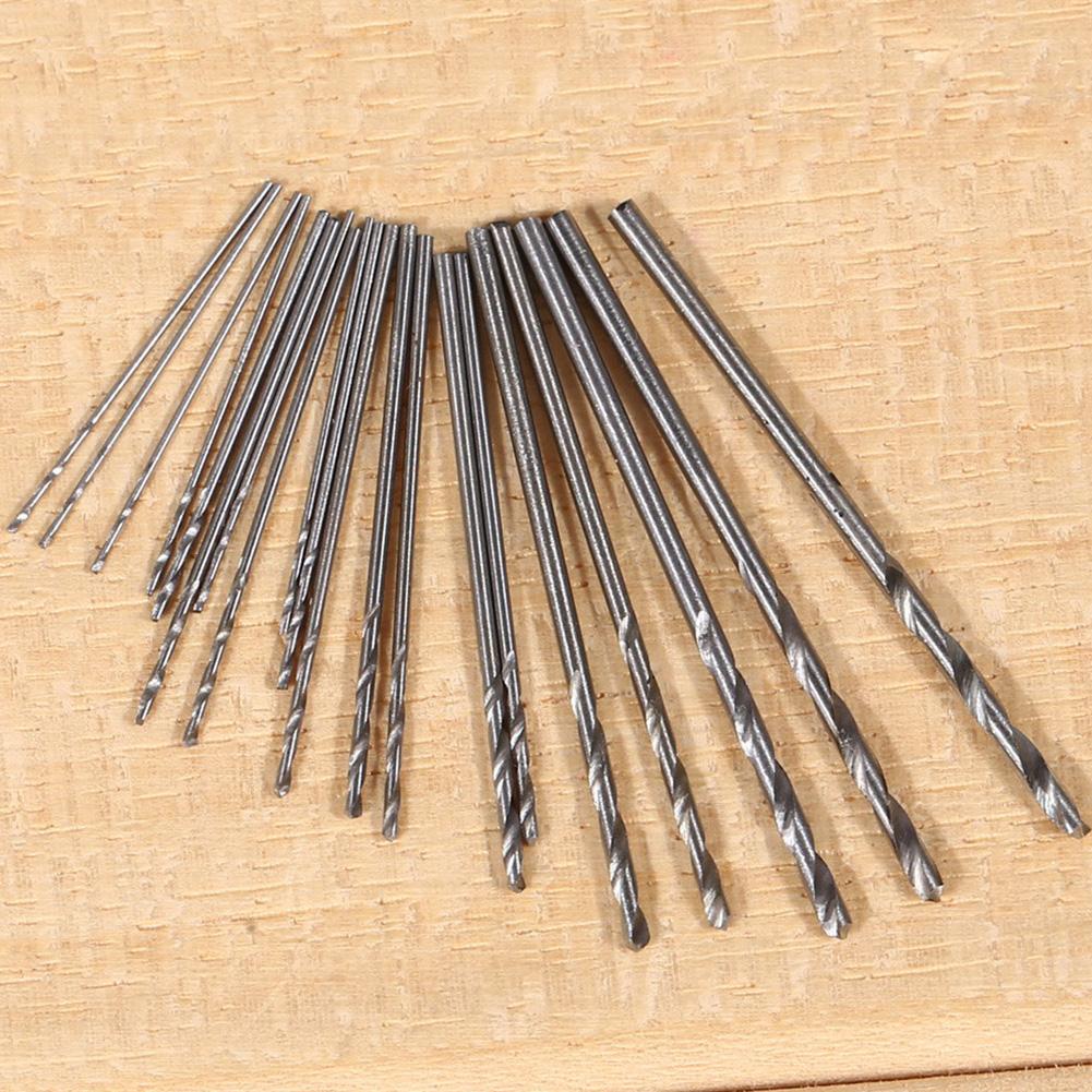 20pcs Hole Opener Drill High Speed Steel Twist Drill Bit Wear-resistant Effort Saving for Hardwood Plastic Rubber