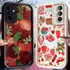 Strawberry Dessert Case for Samsung Galaxy A53 A50 A50S A36 5G A35 A34 A33 A32 A30 A26 A24 A23 A22 A20 A16 A15 A14 A13 4G Cover