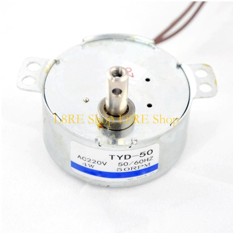 L8RE Für TYD50 220V-240V 50 U/min 4W 50/60Hz Wellendurchmesser Synchronmotor für Rotierendes Lichtkastenventilator Synchronmotor