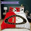 Feyenoord Pattern Bedding Uilt Set Uilt Cover Pillowcase Home Decoration Birthday Gift (1 * Duvet Cover + 2 * Pillowcase  Without Core)53