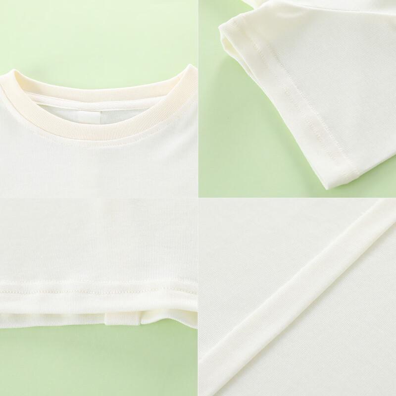 Girls' Jacquard Ruffle Vest & T-Shirt Set
