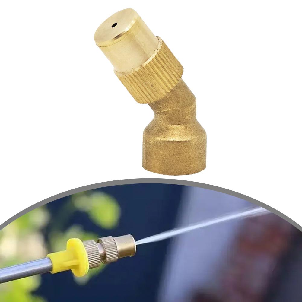 Brass Made Adjustable Nozzle for High Pressure Spraying Systems with 45 Degree Spray Pattern for Farm and Garden Use