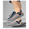  Elastic Rope Woven Sandals Breathable Flat Casual Beach Shoes