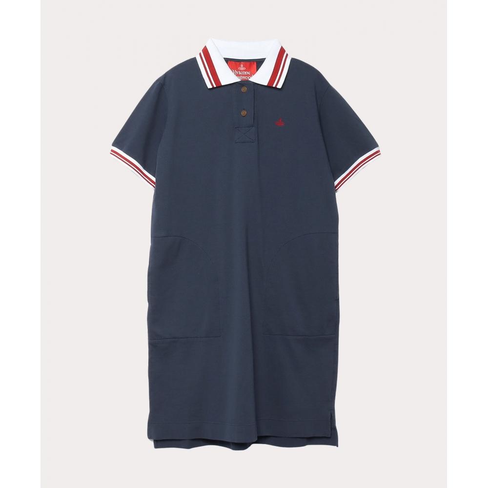 

Платье-поло Vivienne Westwood Japan Kanoko 1612542002 Темно-синее