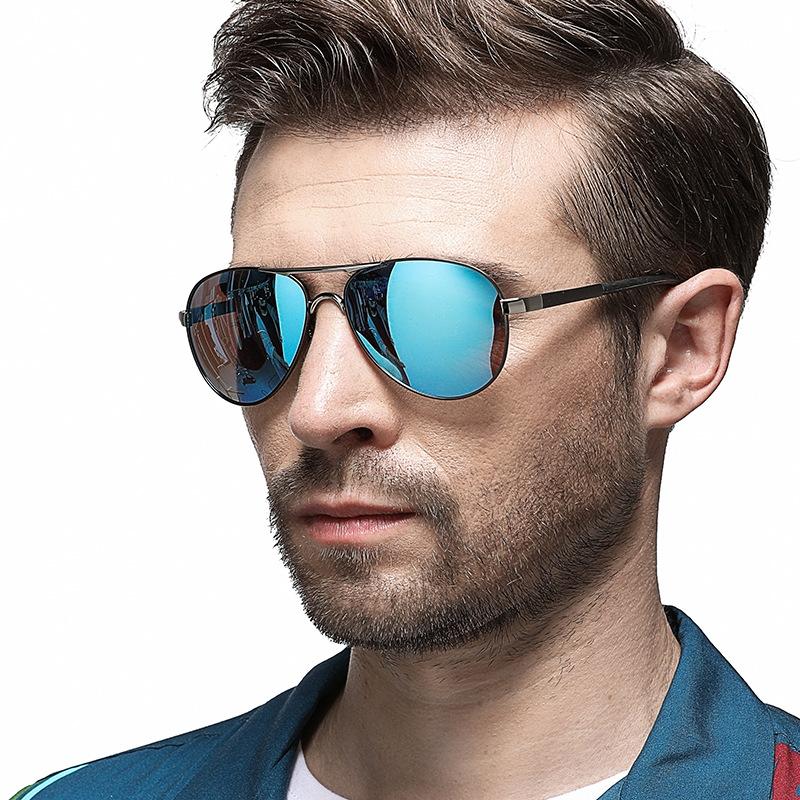 AOWEAR Męskie Okulary Lotnicze Męskie Polaryzacyjne Lustrzane Okulary Przeciwsłoneczne dla Mężczyzny HD Jazda Pilot Okulary Przeciwsłoneczne lunettes de soleil homme