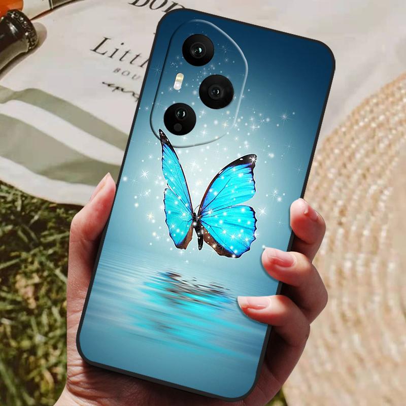 For Honor 400 Pro Case Soft Silicone Cover Black Bumper TPU For Honor 400 Pro 5G Case Honor400 Global Funda Phone Cases Cover
