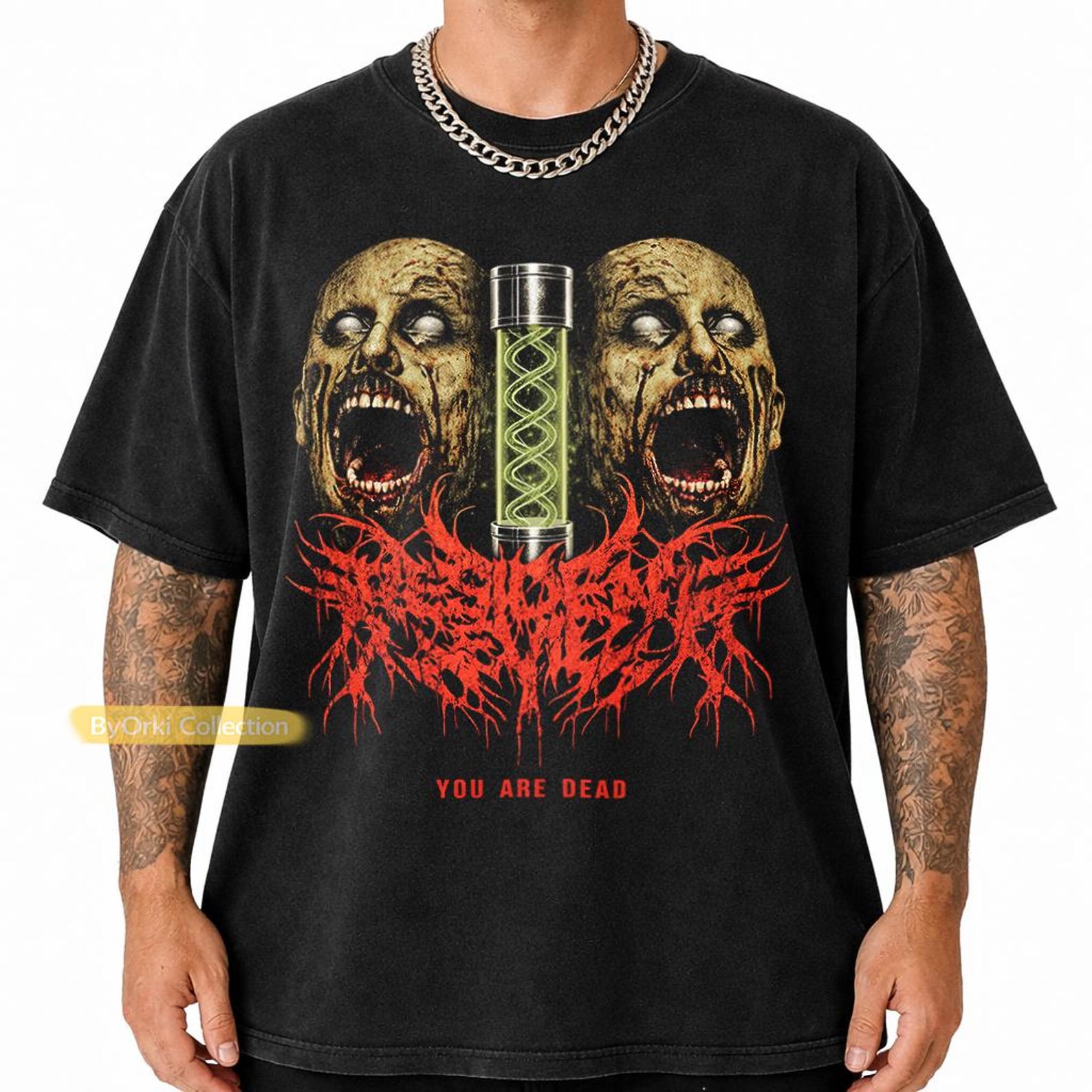 Limited Resident Evil T-Virus Shirt, Biohazard Virus Zombie Vintage T shirt, Survival Horror Gift 2XL