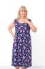 Camice da notte da donna taglie forti con stampa floreale, Estate 8239-002 HC