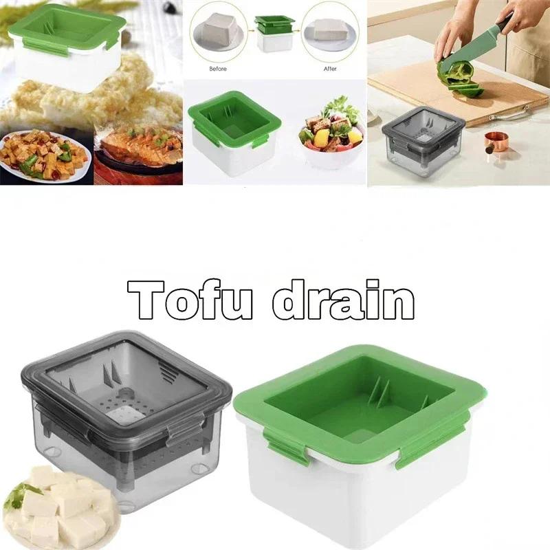 2026 Neueste Modelle DIY Tofubereiter Pressform-Set - Kunststoff Hausgemachte Soja-Tofu-Herstellungsmaschine Set mit Käsetuch für die Küche