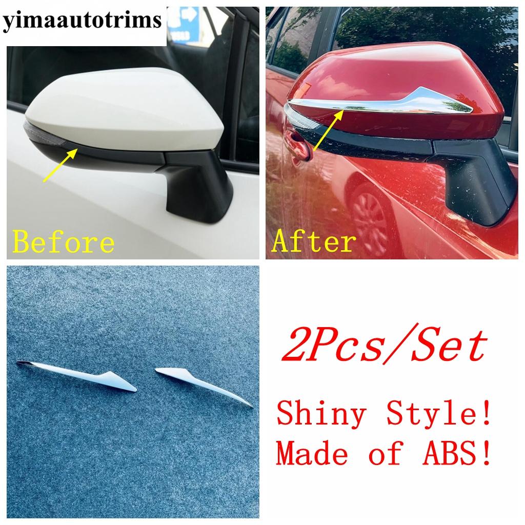 ABS Car Middle Grille Strip / Fog Light Lamp Eyebrow / Rearview Mirror Cover Trim Accessories For Toyota Yaris Cross -