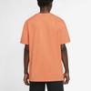 Nike Sportswear Heritage Essentials Logo Print Knit Shorts Sleeve T-Shirt Men Tops Orange DA0034-842