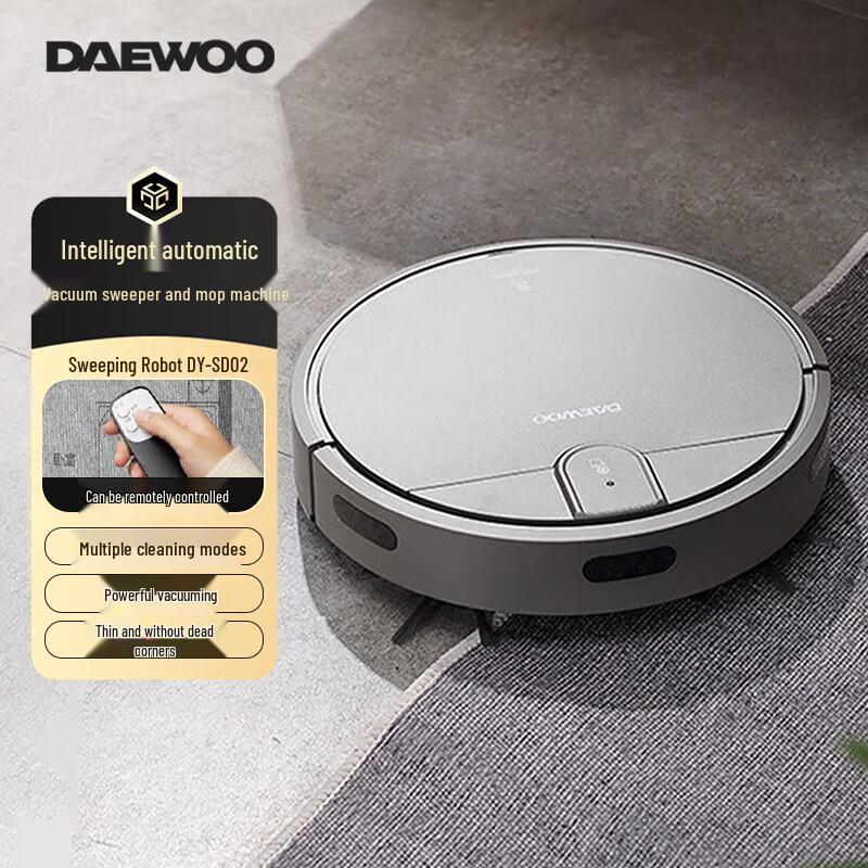 Daewoo DY-SD02 Smart 3-in-1 Robot Vacuum and Mop CN plug (adapter included)