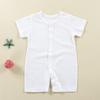 Babykleidung Jumpsuit Baumwolle Jacquard Geknöpfter Krabbelanzug Schlichter und Stilvoller Stil Schmal Geschnitten Klasse A