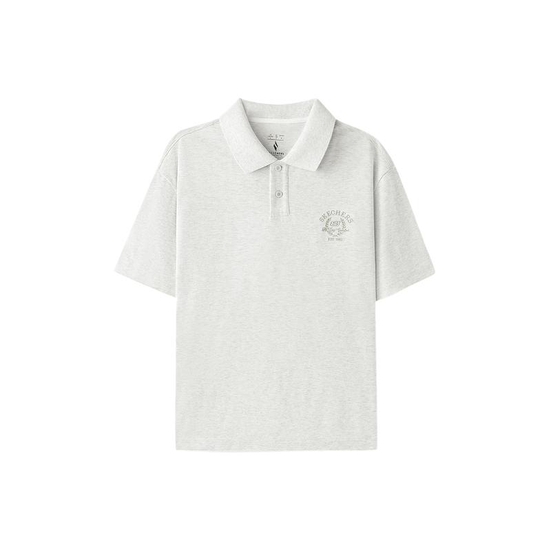 Skechers Solid Color Breathable Pullover Stretch Polo Shirt Men tops L226M059-0248 M