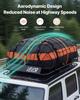 Roof Rack Cargo Basket, 1371 x 864 x 102 mm, Heavy Duty Roof Top Carrier Basket with Waterproof Bag, Cargo Net, Ratchet Straps, 90.72 kg Capacity,