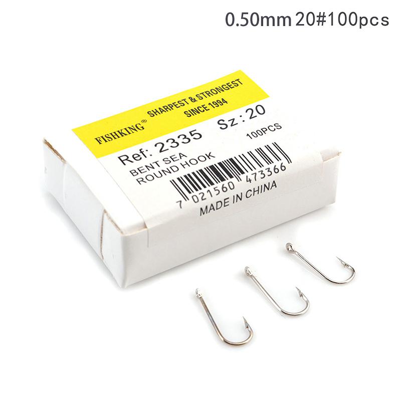 100pcs/lot Lure High Carbon Steel Hooks Carp Hand Fishing Hooks Barbed Fishhook With Ring Fishing Accessories