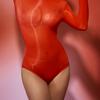 Glossy Shiny Seamless Bust Bodystocking Close Open Crotch Bodysuit Nylon Transparent Swimsuit Tights Sexy Body Teddies Clubwear