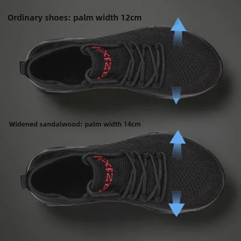 Erweiterte, leichte Laufschuhe für breite oder geschwollene Füße – Perfekt für Senioren, Mütter und ganztägigen Komfort.