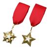 Soviet Marshal Gold Star Medal Grand General Gold Star Grand Marshal Gold Star Red Star Five Star Ribbon Brooch