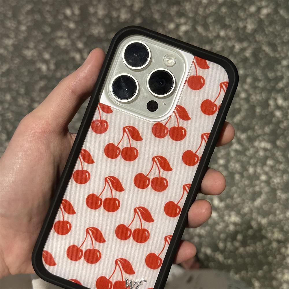 Custodia Telefono Fiori di Campo Campanula Sogni Ciliegio Per iPhone 17 16Pro Max 15plus 14 12 13 Lila Muschio Sogni Cuori Copertura Poker 3D WF