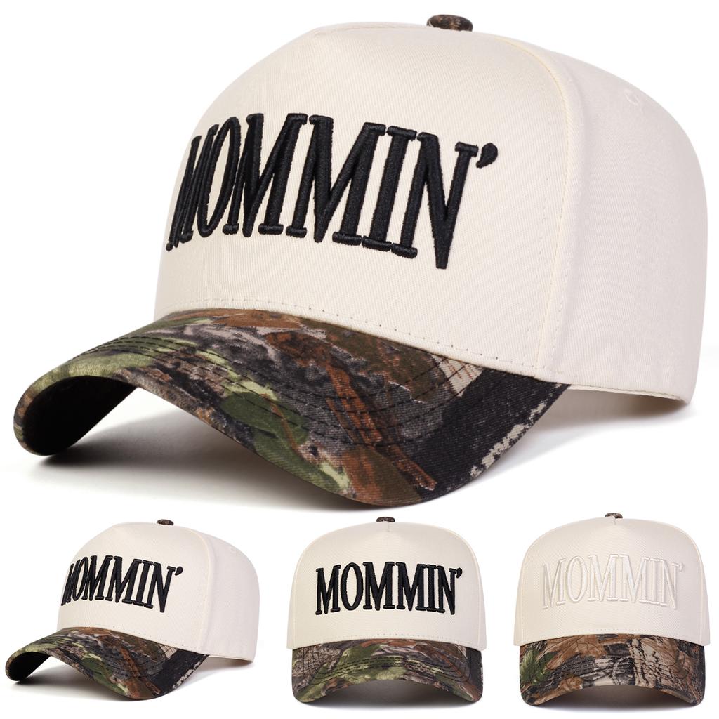 Baseball Stitching Embroidered Mommin Neutral Gender Women Men For Caps Spring Autumn Outdoor Adjustable Casual Hats Sunscreen Hat Sports Cap
