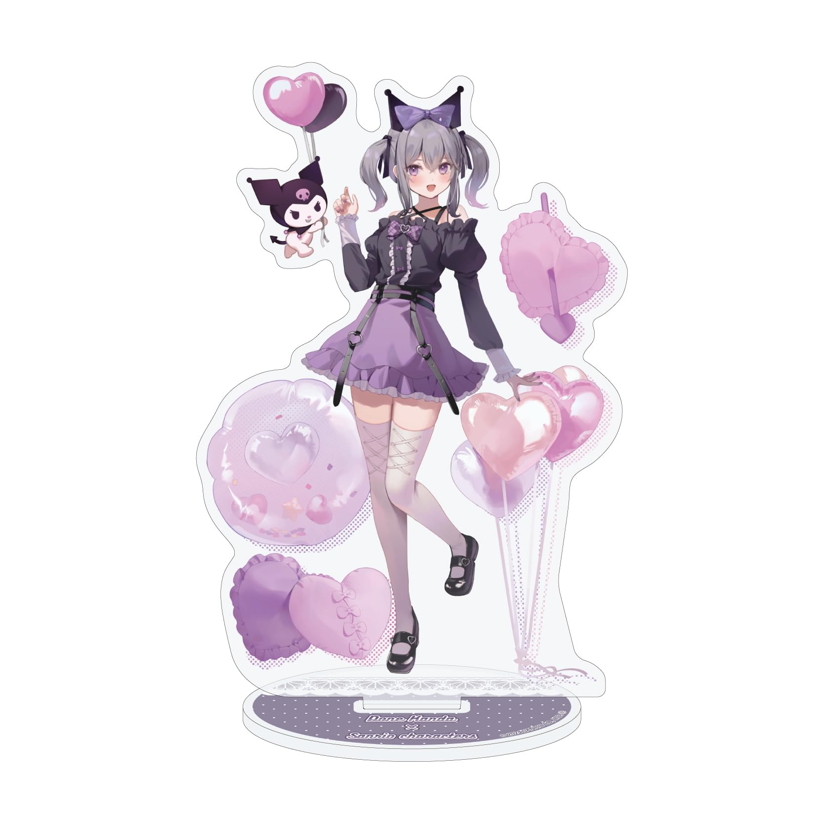 

Dan Tateda x Sanrio Characters 05 Kuromi Acrylic Stand [Collaboration Illustration]