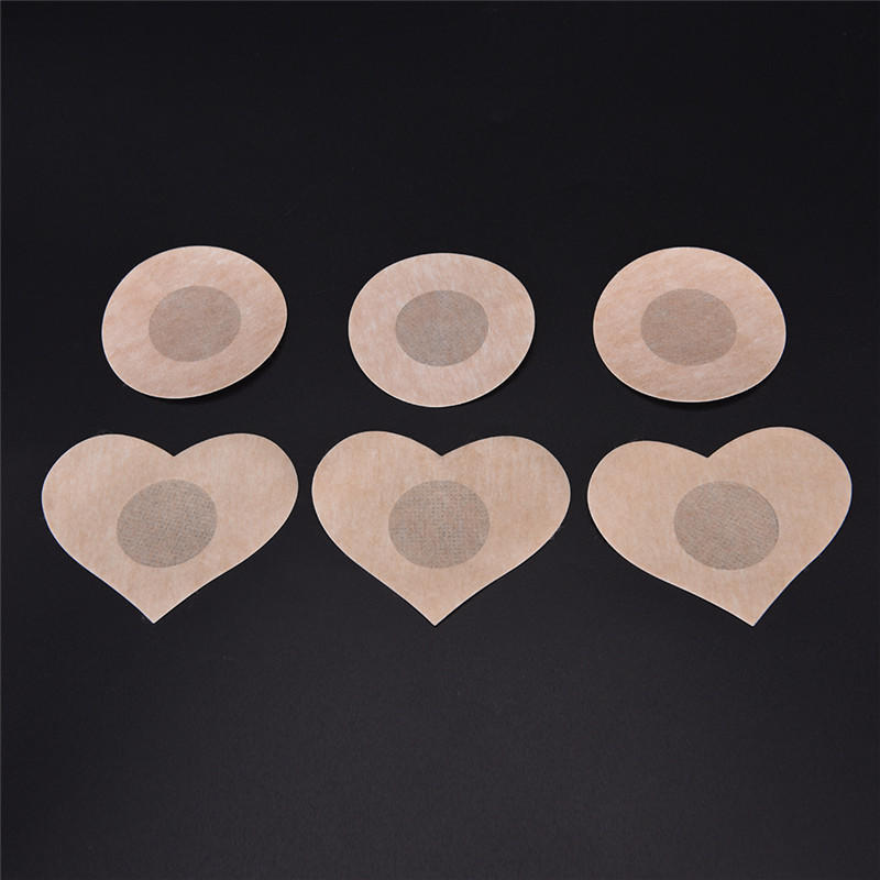 10Pcs Heart Round Petal Adhesive Breast Nipple Cover Sticker Bra Pad Patch