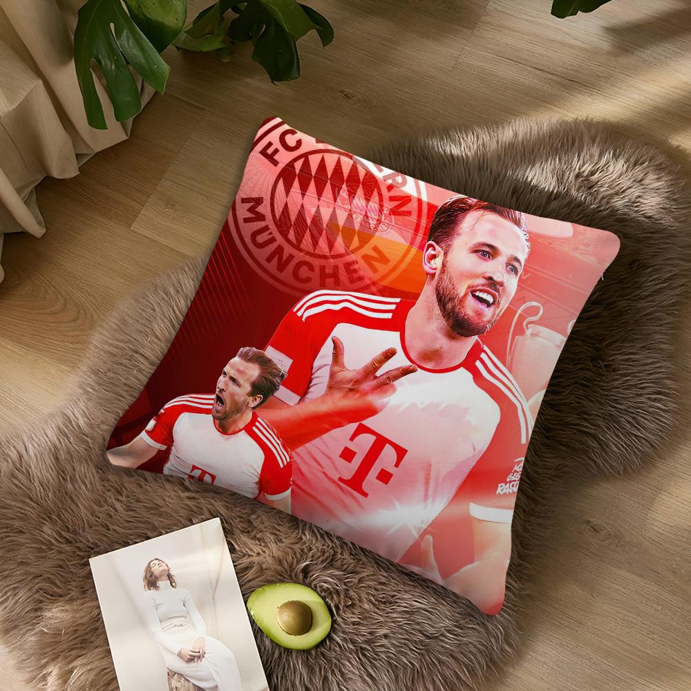 Football H-Harry K-Kane Pillow Case Living Room Home Sofa Office Shop Cover Printing Comfort Decoration Nordic Simplicity