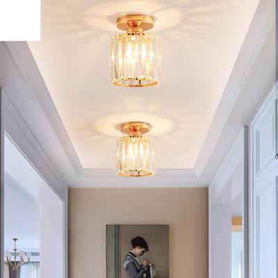 Tavana Yakın Modern Kristal Tavan Lambası Aydınlatma Armatürü Koridor Işıkları Yatak Odası Banyo İçin