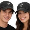 Thin Embroidery Baseball Hat Retro Washed Cotton Baseball Cap Versatile Duckbill Cap  Street